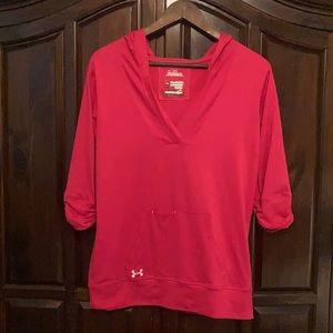 UA 3/4 Sleeve Hooded Pull-Over